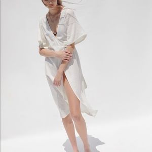 NWT White wrap dress Urban outfitters